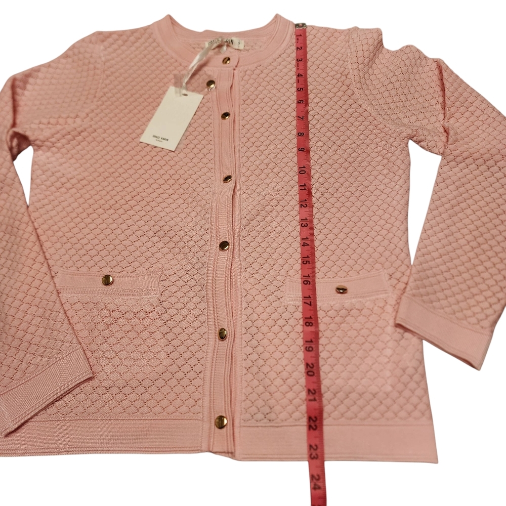 Grace Karin Light Pink Cardigan Sweater Size M NWT - Picture 9 of 14